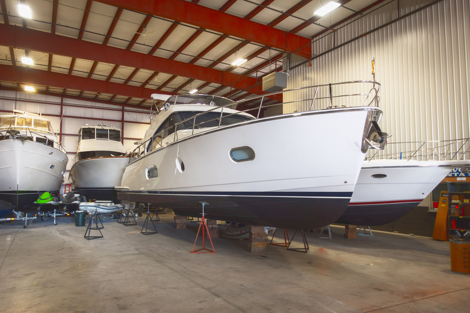 indoor boat storage